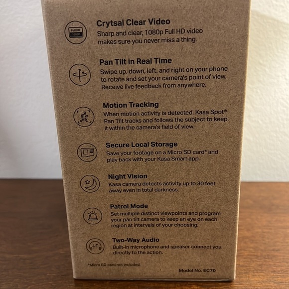 Kasa Indoor Pan/Tilt Smart Security Camera, 1080p HD - Picture 4 of 4